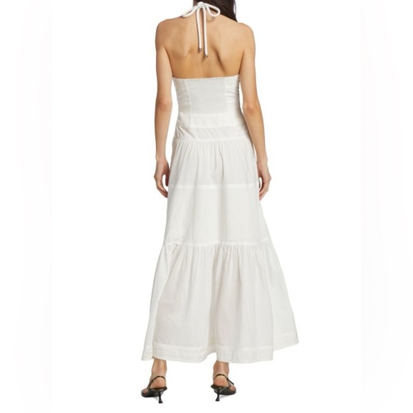 A.L.C Adelle Halter Maxi Dress in Ivory size 2 - Picture 7 of 12